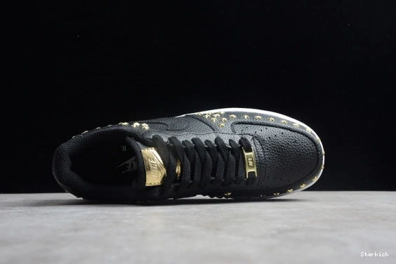 LOW STARS AIR BLACK AR0639-001 FORCE 1 NIKE 1119